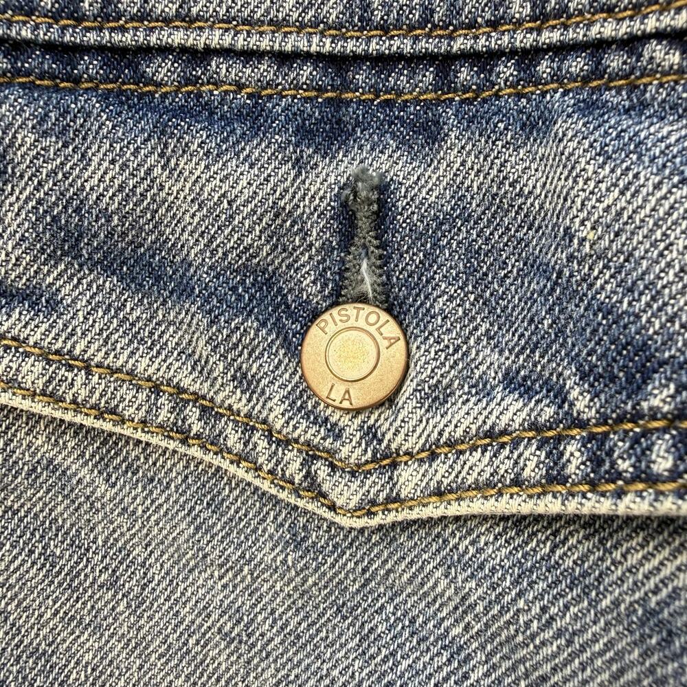 Pistola Denim Shacket Women's XL Blue Pistola Denim Jean Jacket - Picture 7 of 10